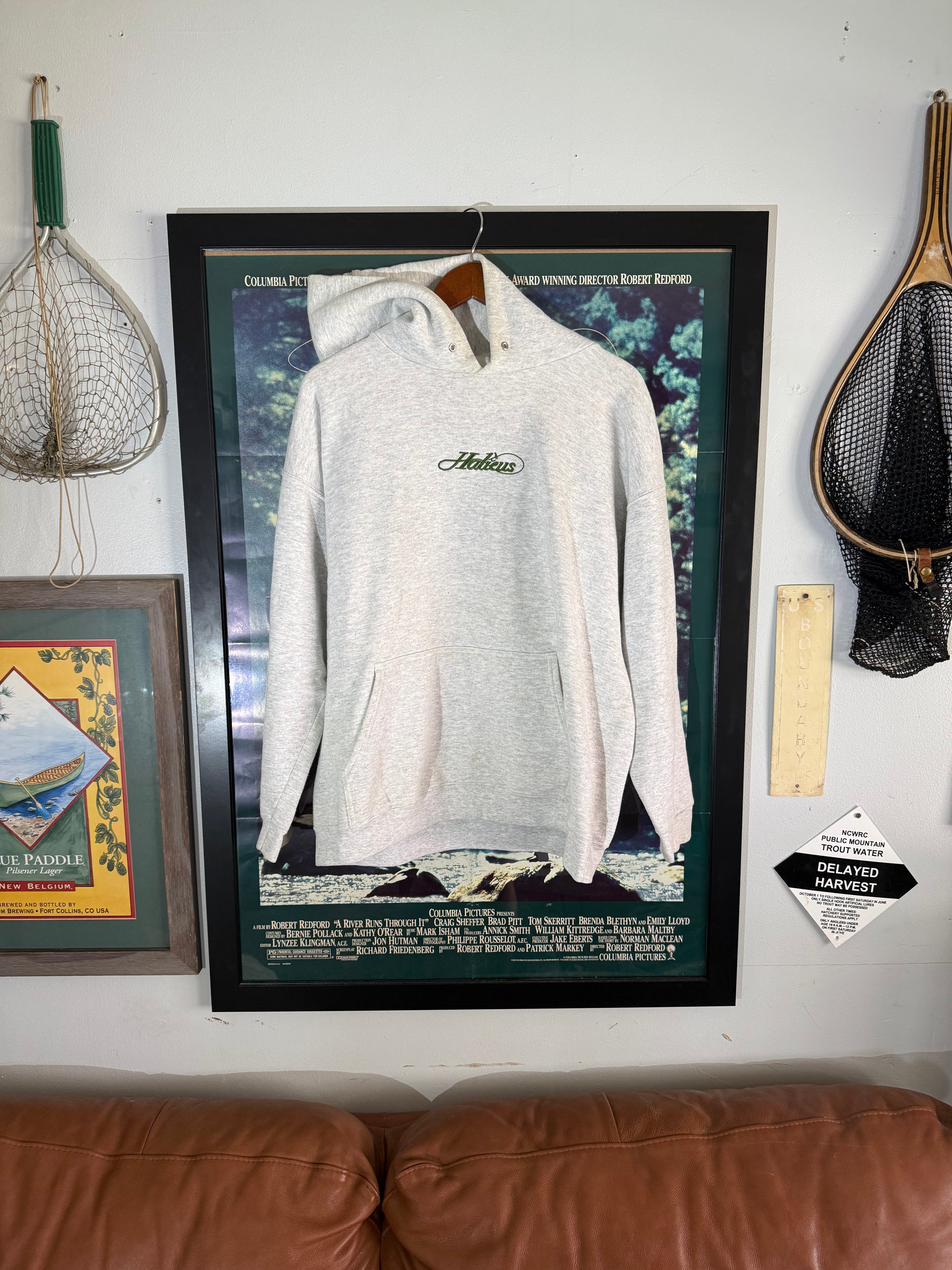 Vintage Center Logo Hoodie