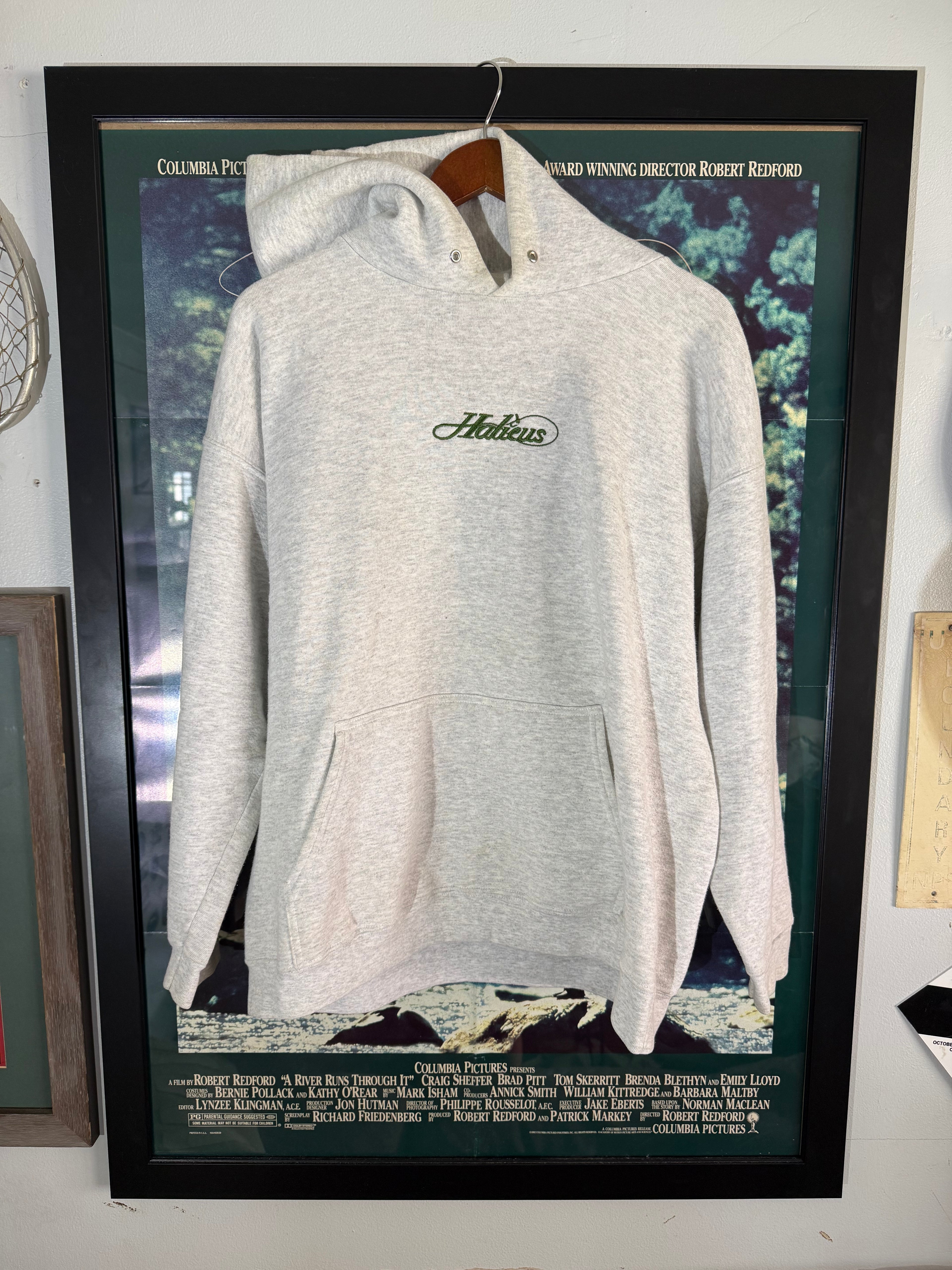 Vintage Center Logo Hoodie