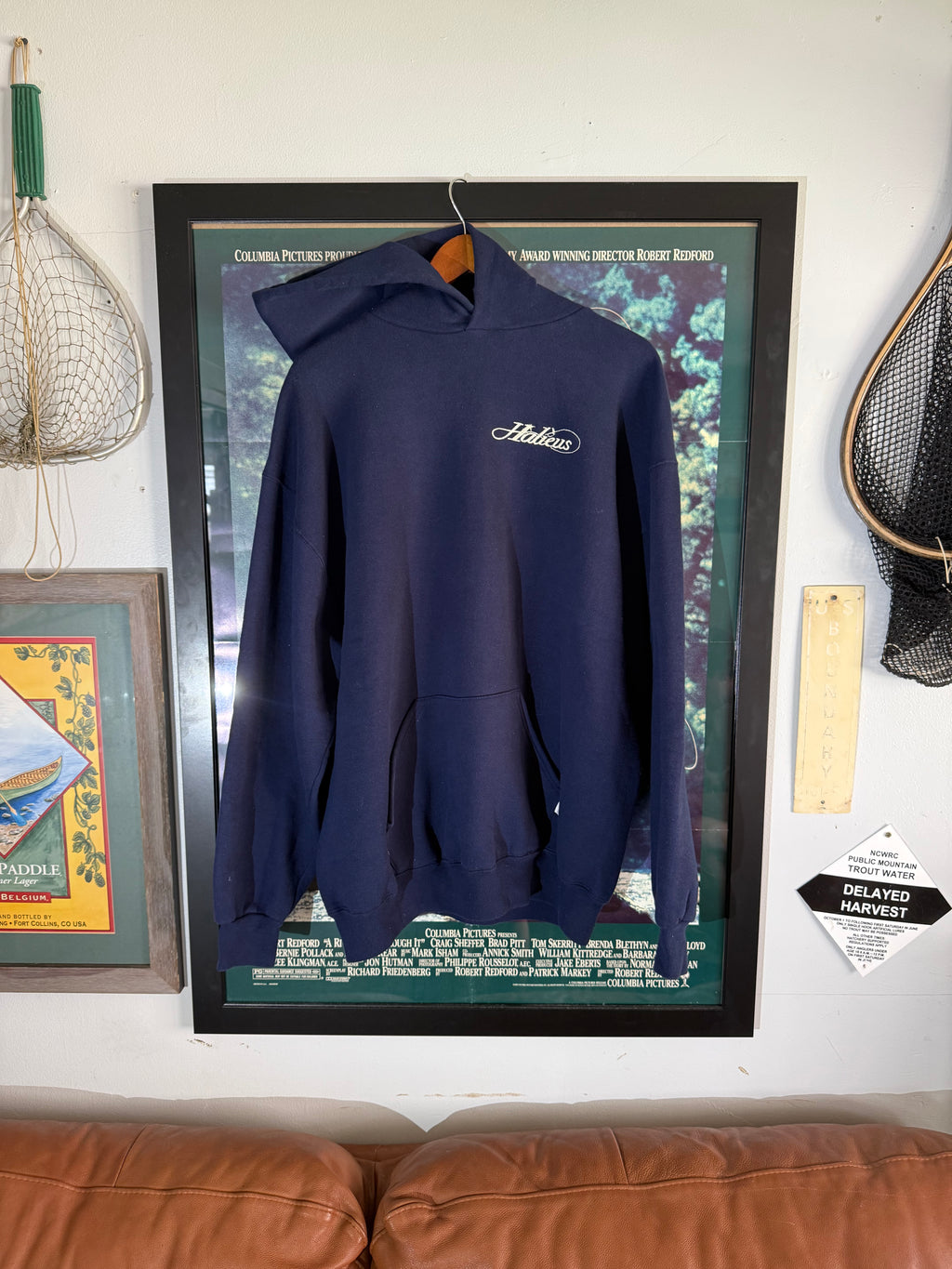 Vintage Navy Heavyweight Hoodie