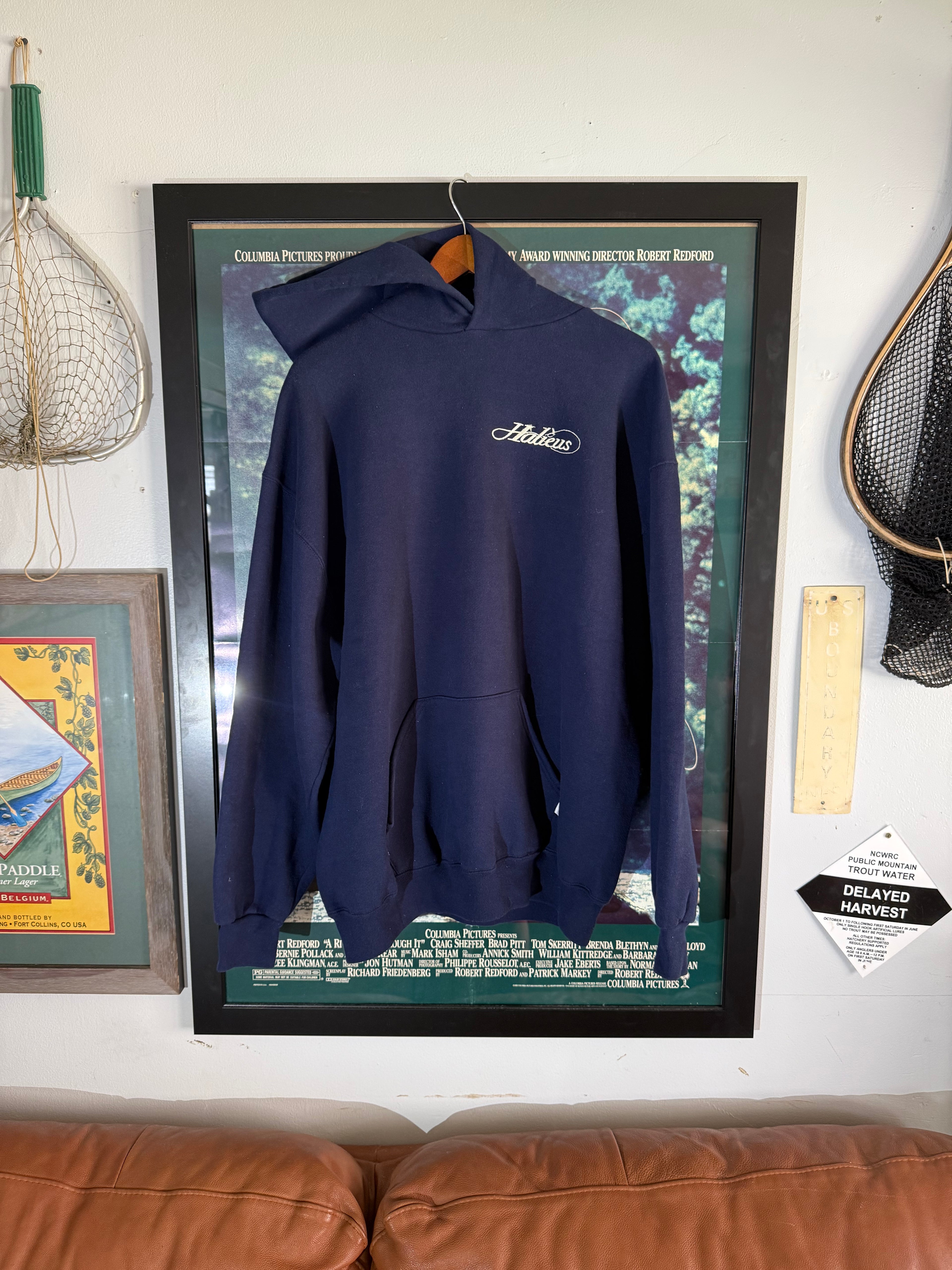 Vintage Navy Heavyweight Hoodie