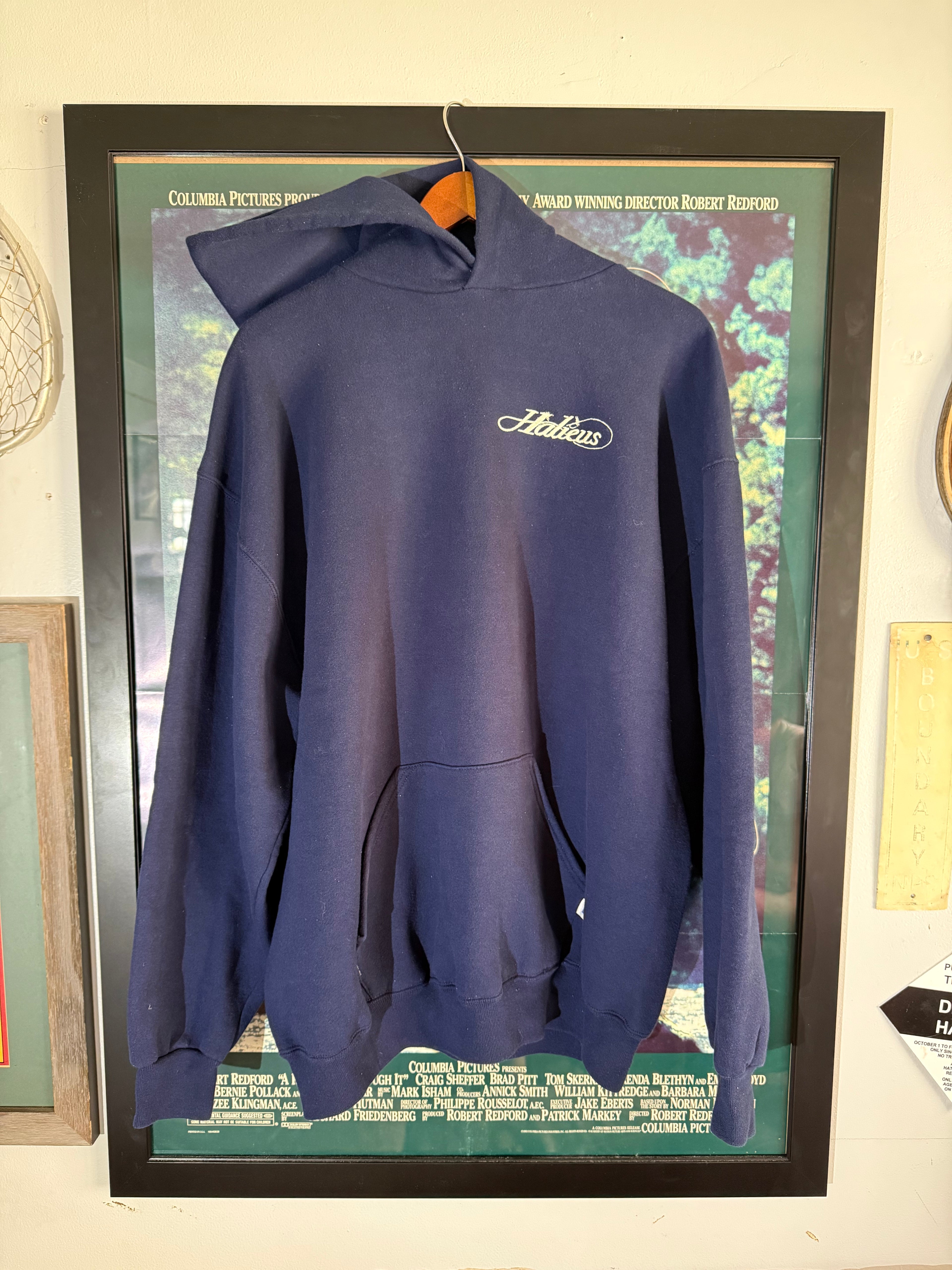 Vintage Navy Heavyweight Hoodie