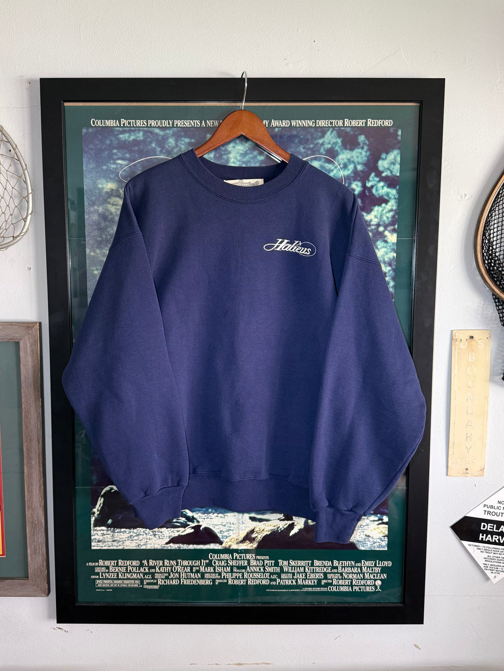 Vintage Navy Heavyweight Crewneck