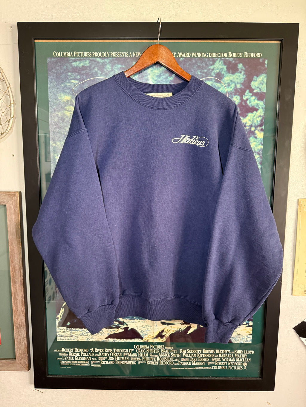 Vintage Navy Heavyweight Crewneck