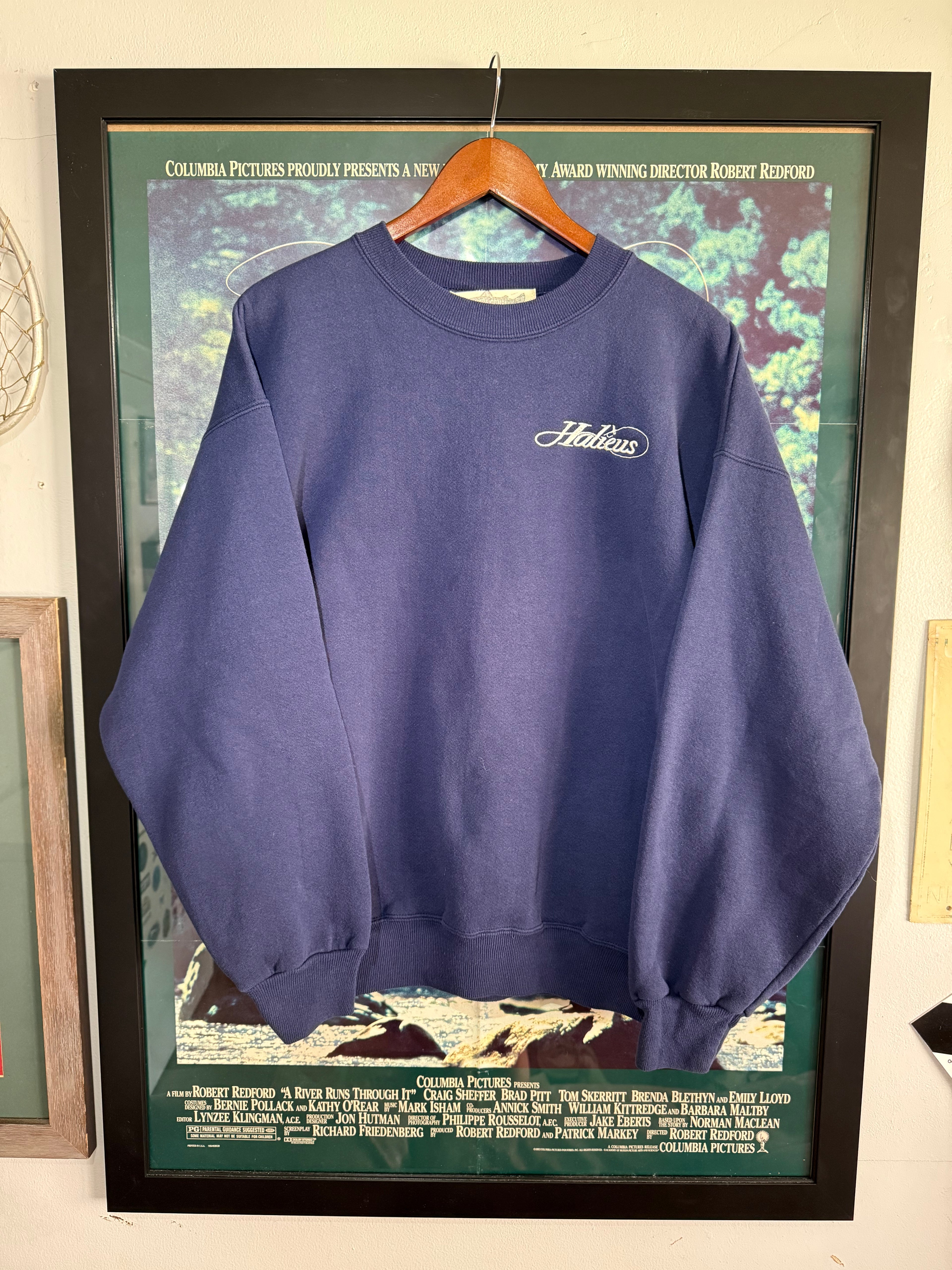 Vintage Navy Heavyweight Crewneck