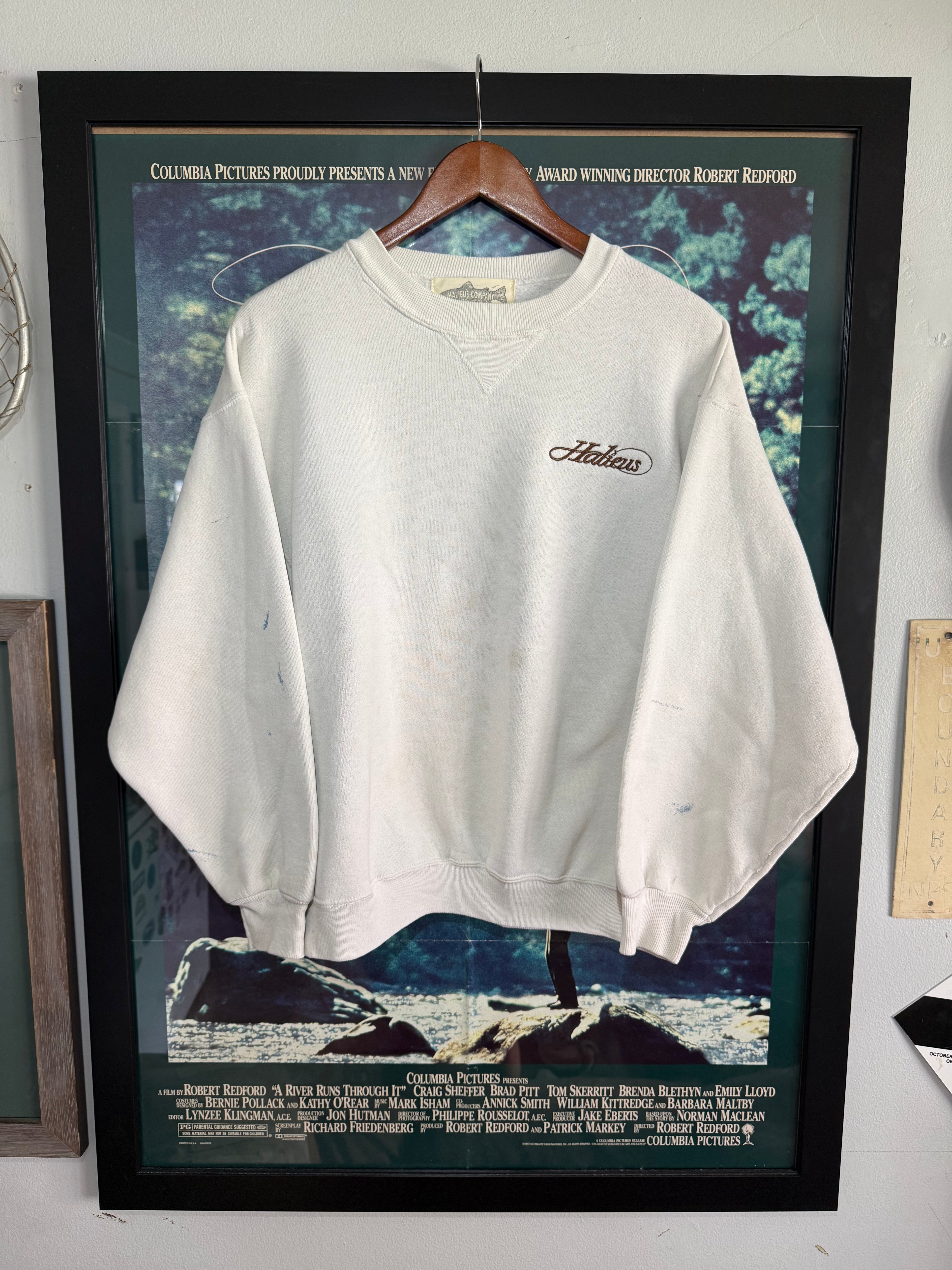 Vintage White Crewneck
