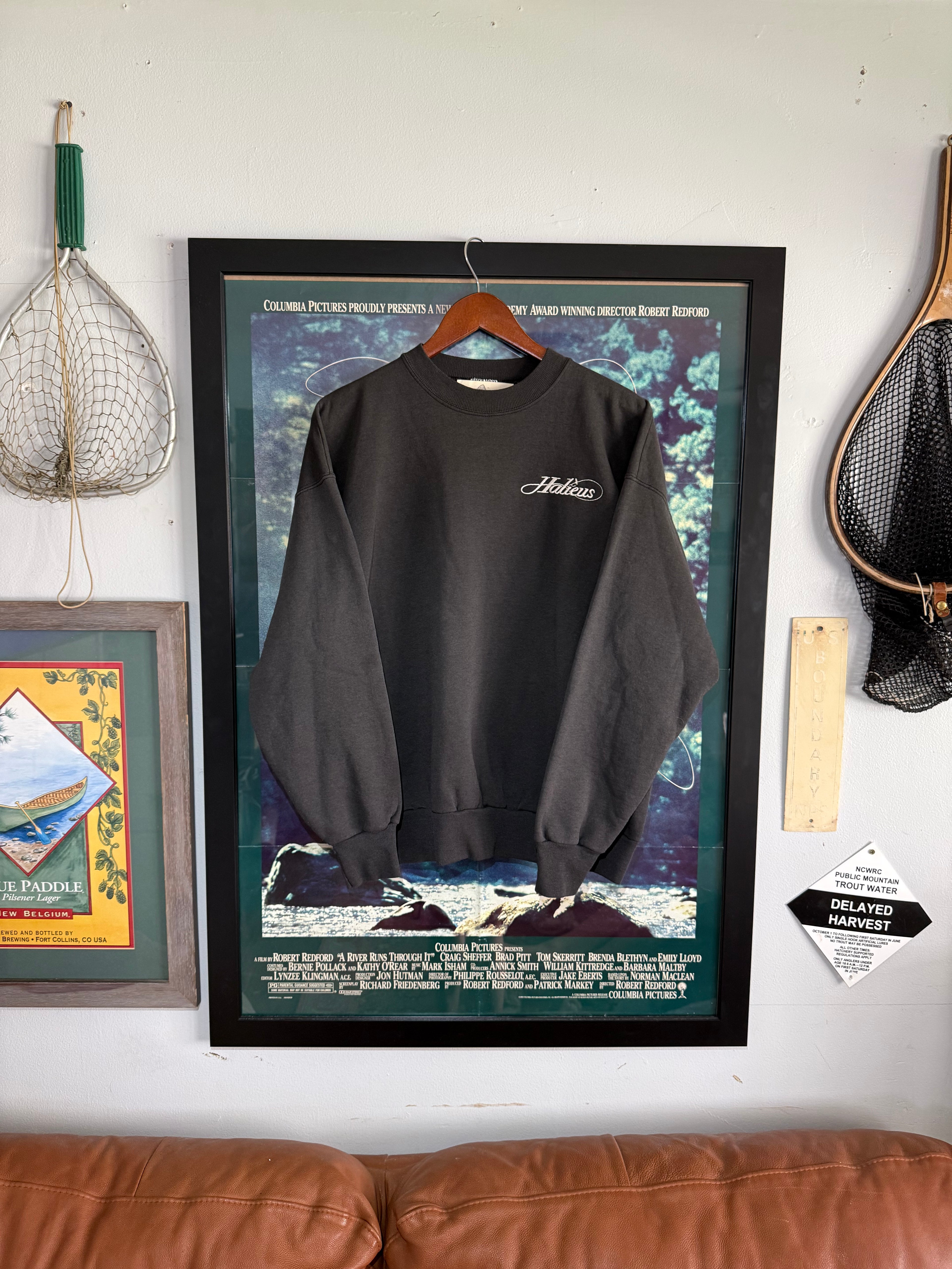 Vintage Charcoal Crewneck