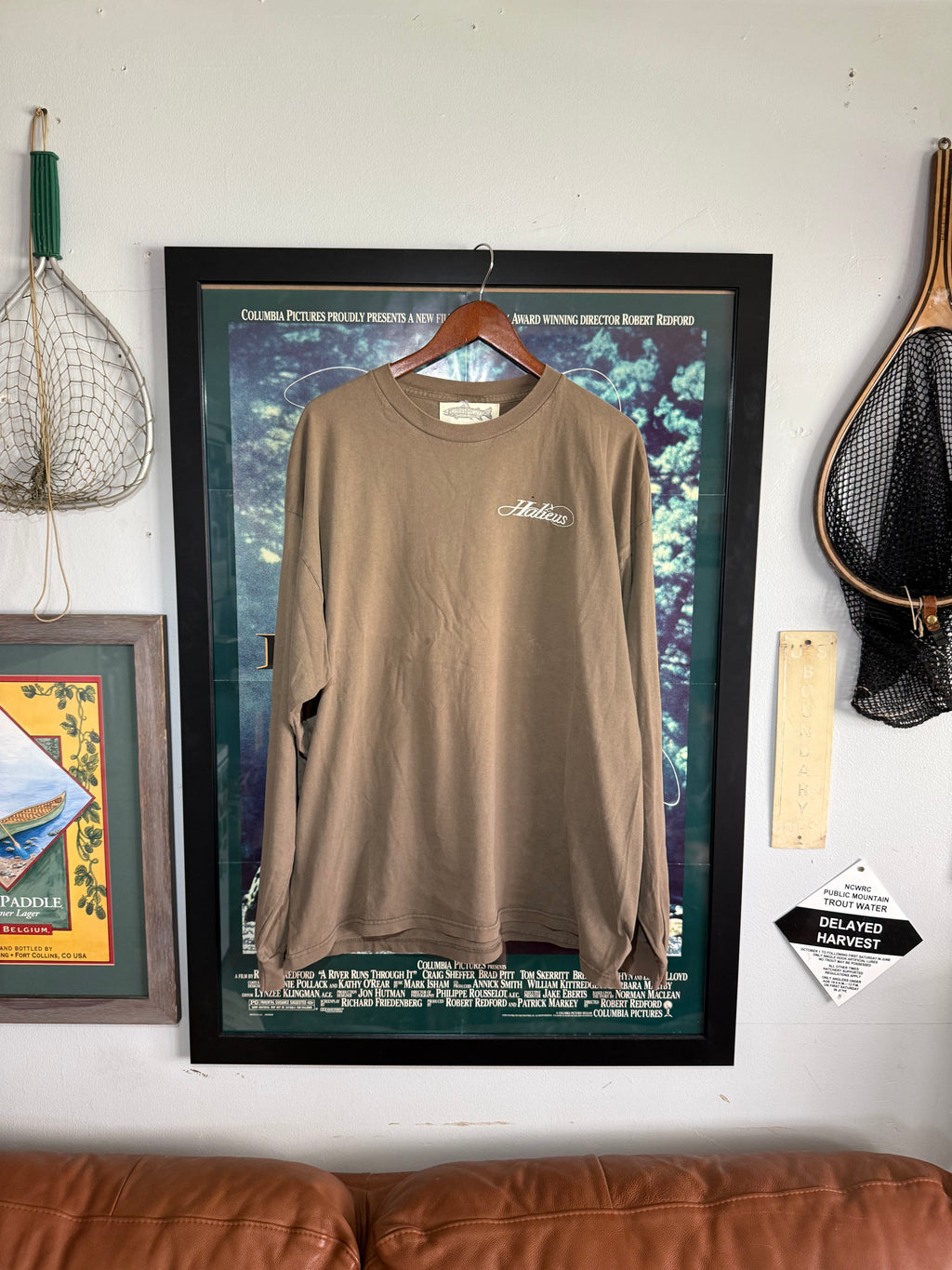 Vintage Brown Long Sleeve Tee